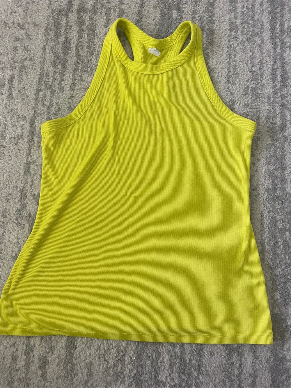 Old Navy Women's Ribbed High-Neck Tank Top - Lime
